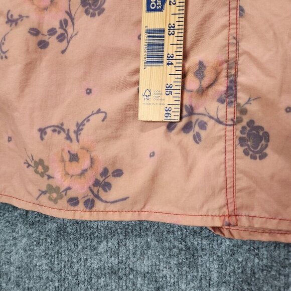 VTG Mosquito Made in USA Maxi Cargo Skirt Grunge Floral Gorpcore Utility Large - Picture 11 of 13